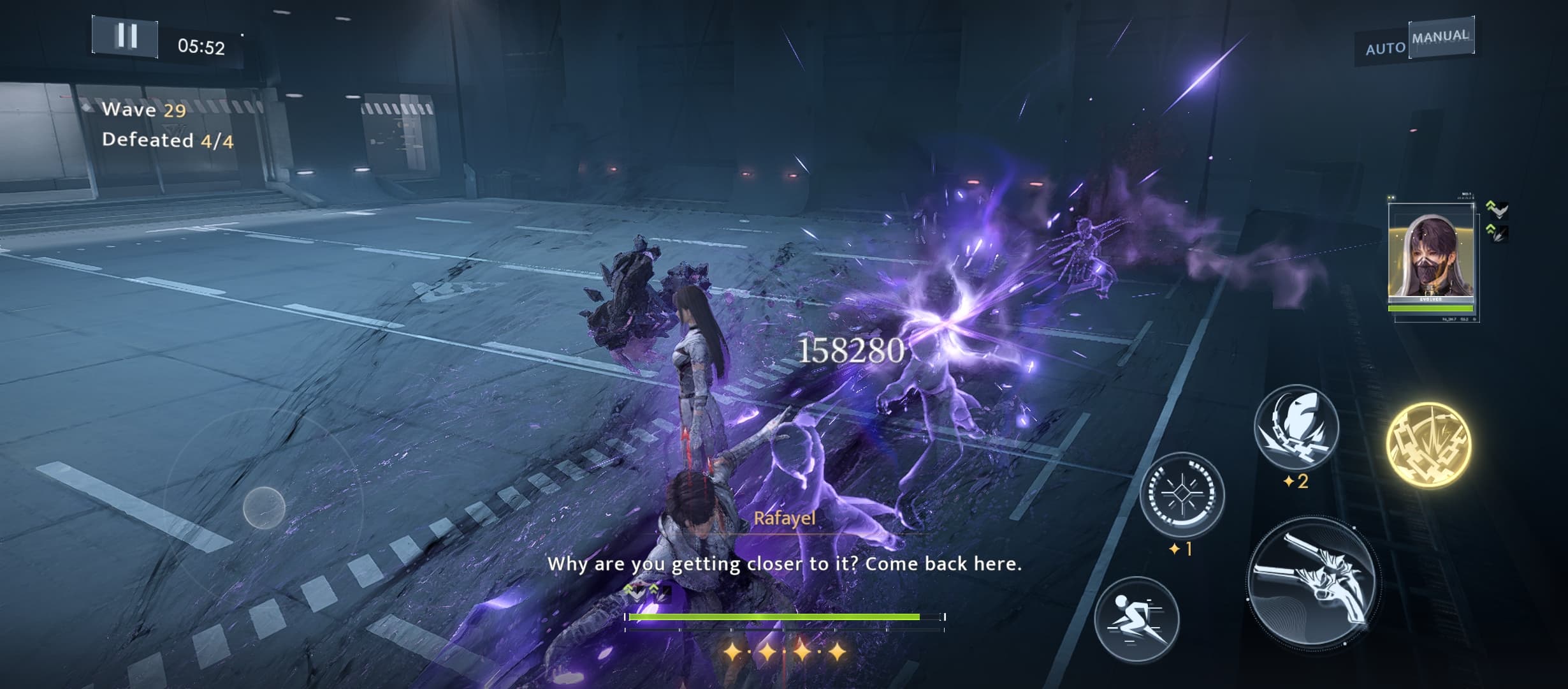 Rafayel stricking at full Potential