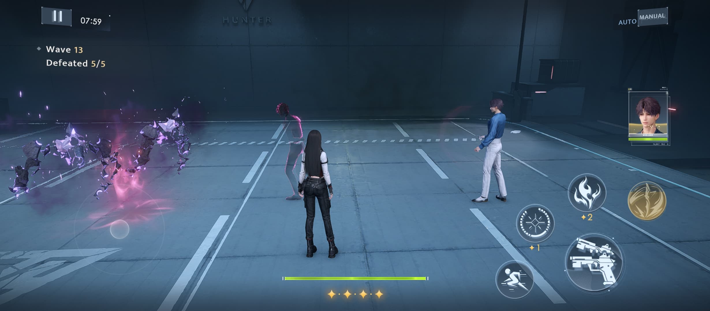 Scarlet Shade on the field