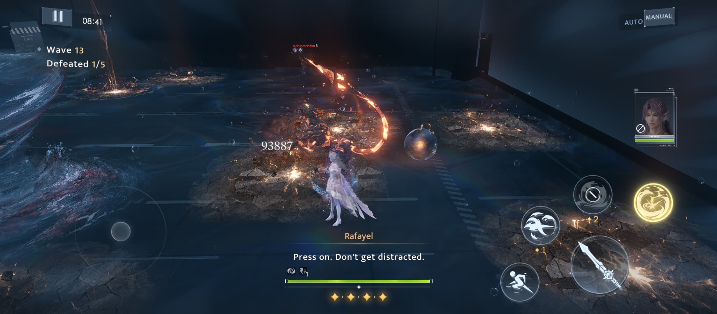 Divine Favor state activation